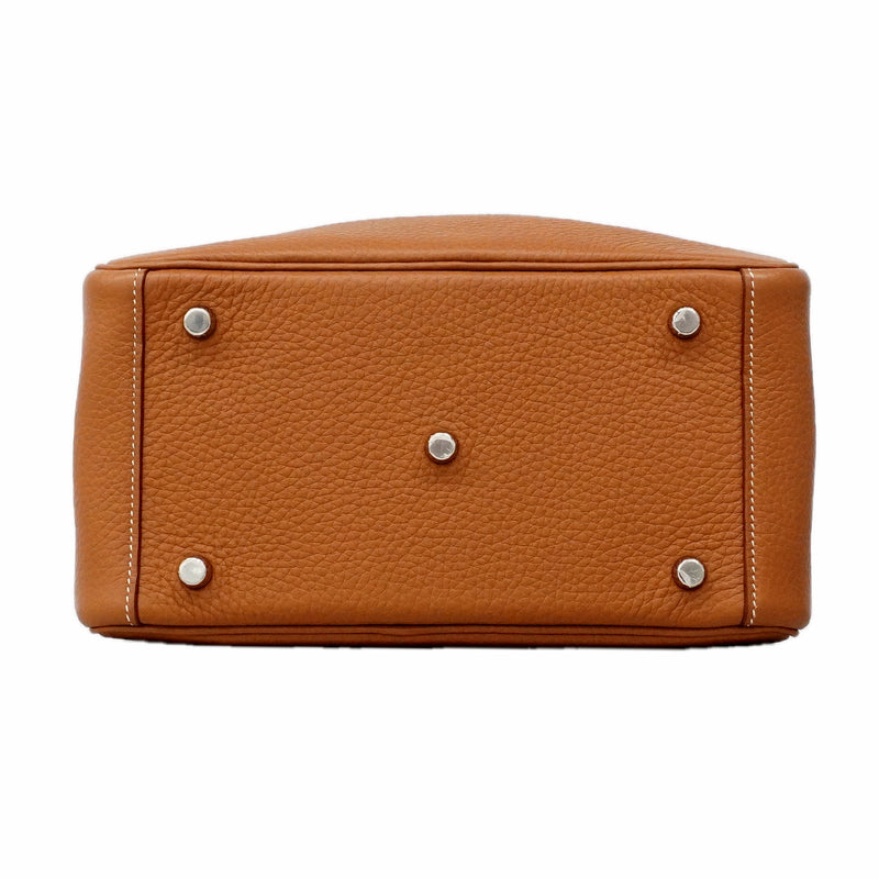 【6ic3561】エルメス ハンドバッグ リンディ26 トリヨンクレマンス ゴールド シルバー金具 K刻印 2wayバッグ【中古】レディース