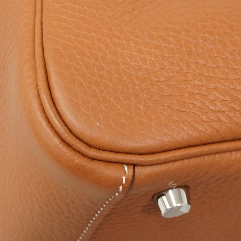 【6ic3561】エルメス ハンドバッグ リンディ26 トリヨンクレマンス ゴールド シルバー金具 K刻印 2wayバッグ【中古】レディース