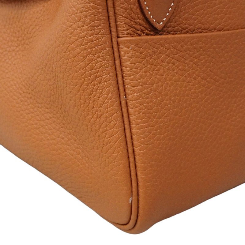 【6ic3561】エルメス ハンドバッグ リンディ26 トリヨンクレマンス ゴールド シルバー金具 K刻印 2wayバッグ【中古】レディース