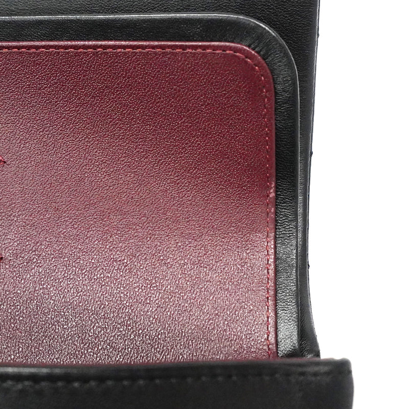 【6ic3562】シャネル ショルダーバッグ マトラッセ Wフラップ Wチェーン ラムスキン ブラック ゴールド金具【中古】レディース