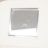 【6ic3576】シャネル バニティバッグ マトラッセ チェーンショルダー キャビアスキン ホワイト シャンパンゴールド金具 2wayバッグ【中古】レディース