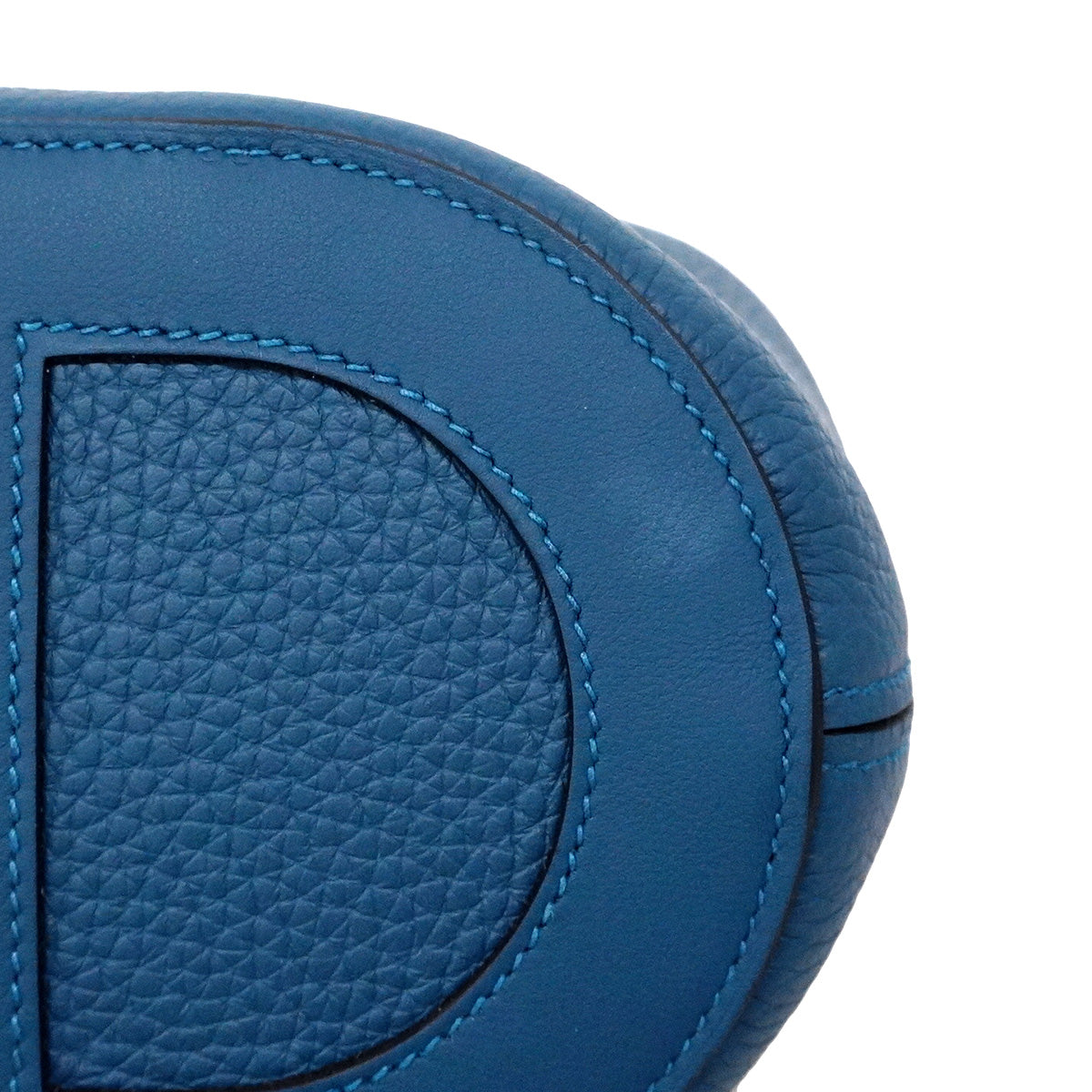 【6ic3578】エルメス ハンドバッグ インザループ18 トリヨンクレマンス ブルータイ シルバー金具 K刻印【中古】レディース