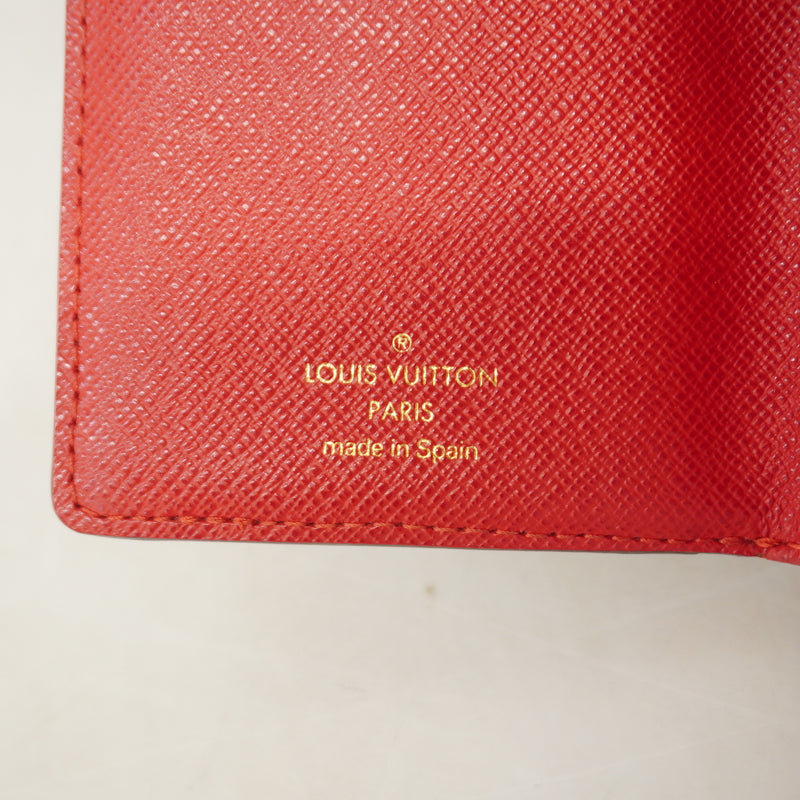 【6ic3589】ルイヴィトン 三つ折り財布 ダミエ ポルトフォイユコアラ N60005 エベヌ【中古】レディース