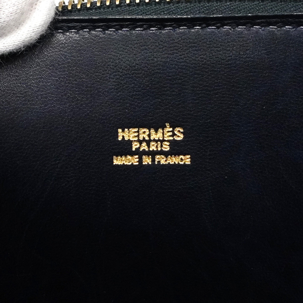 【6ic3596】エルメス ハンドバッグ ボリード31 コロマンデル ブルーインディゴ ゴールド金具 □D刻印【中古】レディース
