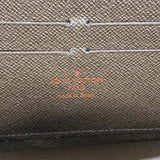 【6ic3607】ルイヴィトン 長財布 ダミエ ジッピーウォレット N60015 エベヌ【中古】メンズ レディース ユニセックス
