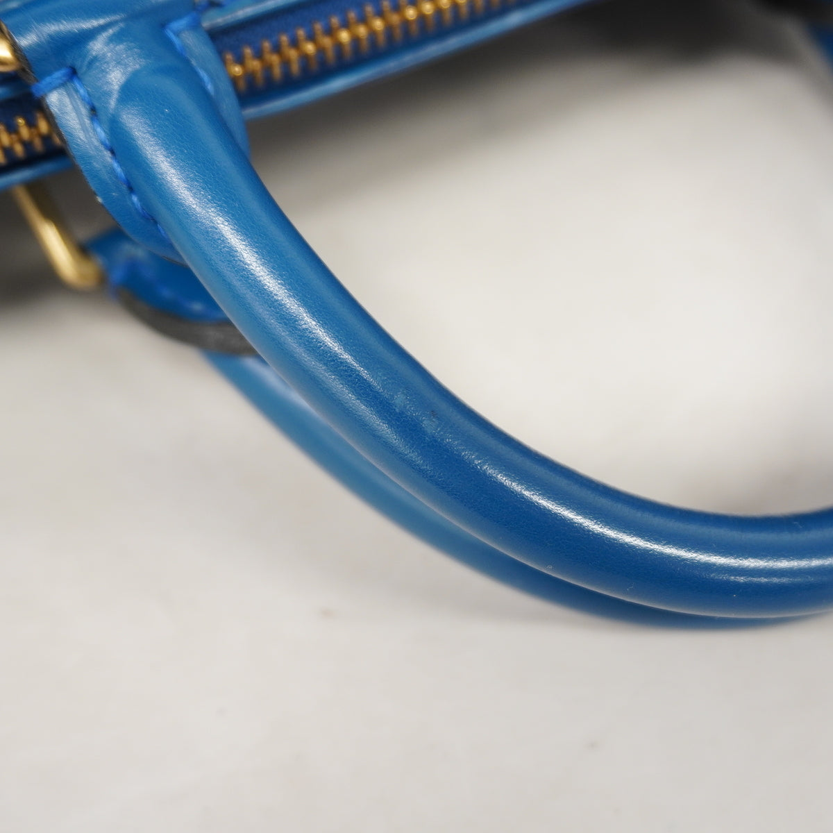 【6ic3622】ルイヴィトン ハンドバッグ エピ スピーディ35 M42995 トレドブルー【中古】レディース