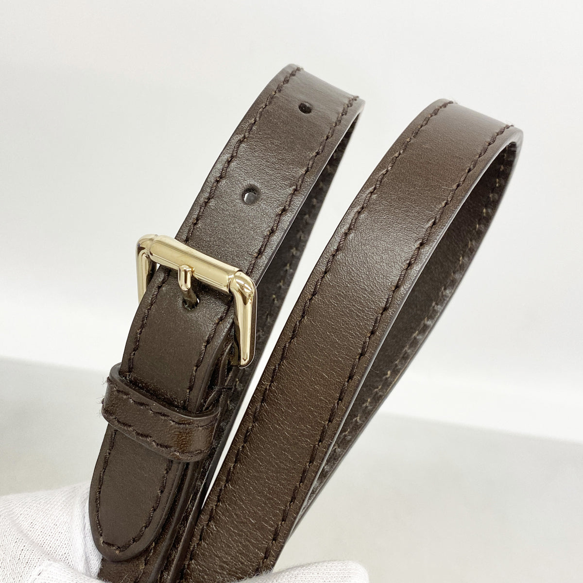【6ic3638】グッチ ハンドバッグ GGキャンバス/シェリーライン 269876 キャンバス ブラウン シャンパンゴールド金具 2wayバッグ【中古】レディース