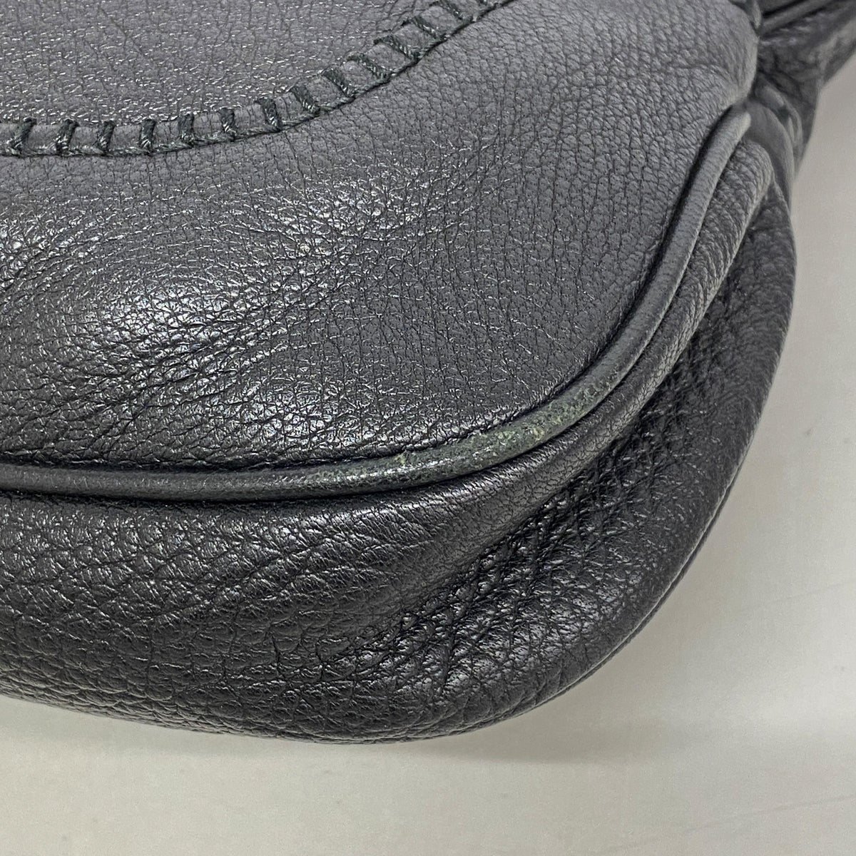 【6ic3639】グッチ ハンドバッグ バンブー ニュージャッキー 246907 レザー ブラック シャンパンゴールド金具 2wayバッグ【中古】レディース