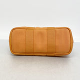 【6ic3657】エルメス トートバッグ ヴァルパライソPM トワルシェブロン オレンジ シルバー金具【中古】レディース