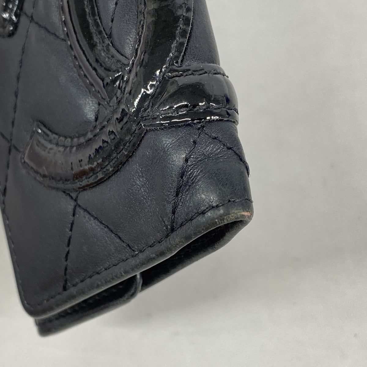 【6ic3662】シャネル キーケース カンボン ラムスキン ブラック シルバー金具【中古】レディース