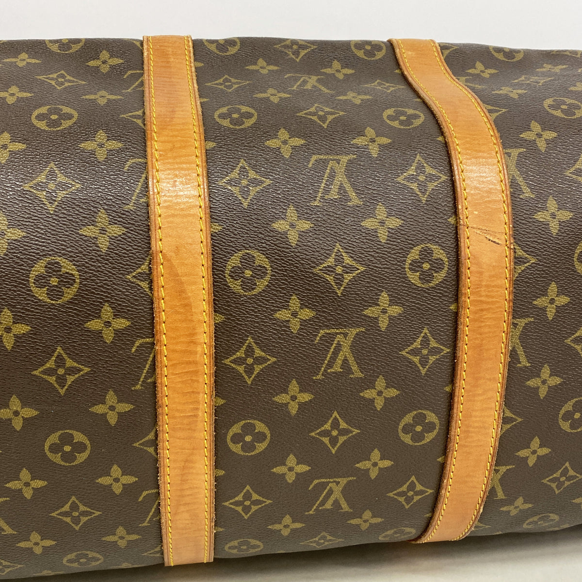 【6ic3721】ルイヴィトン ボストンバッグ モノグラム キーポル55 M41424 ブラウン【中古】メンズ レディース ユニセックス