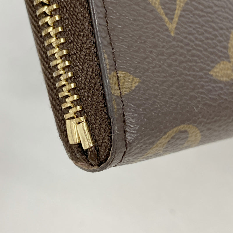 【6ic3741】ルイヴィトン 長財布 モノグラム ポルトフォイユクレマンス M61298 ローズバレリーヌ【中古】レディース