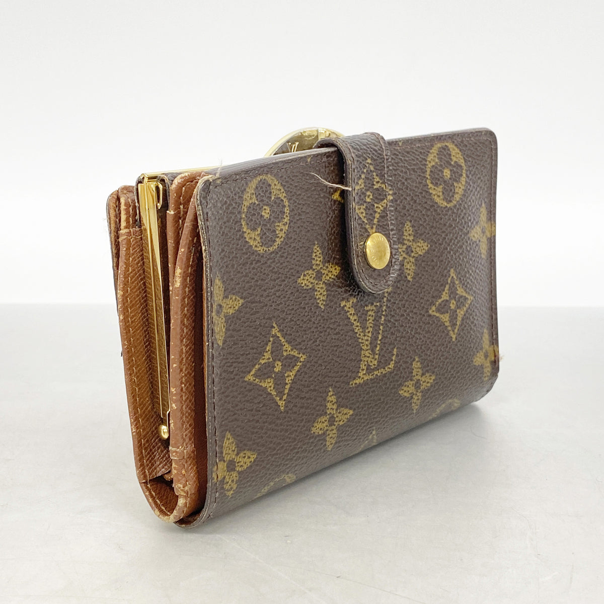 【6ic3747】ルイヴィトン 財布 モノグラム ポルトモネビエヴィエノワ M61663 ブラウン【中古】レディース