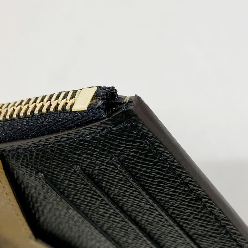 【6ic3749】ルイヴィトン コインケース モノグラム・リバース ポルトカルトロミー M81912 ブラウン ブラック【中古】レディース