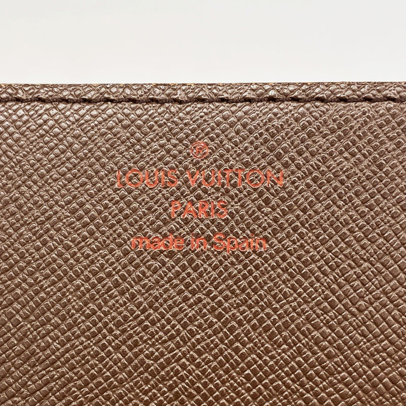 【6ic3750】ルイヴィトン カードケース ダミエ アンヴェロップカルトドゥヴィジット N62920 エベヌ【中古】メンズ レディース ユニセックス