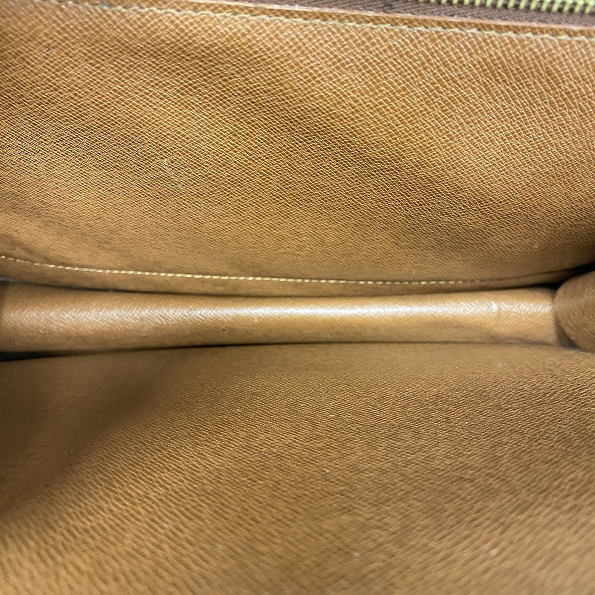 【6ic3754】ルイヴィトン ハンドバッグ モノグラム モンソー28 M51185 ブラウン 2wayバッグ【中古】レディース