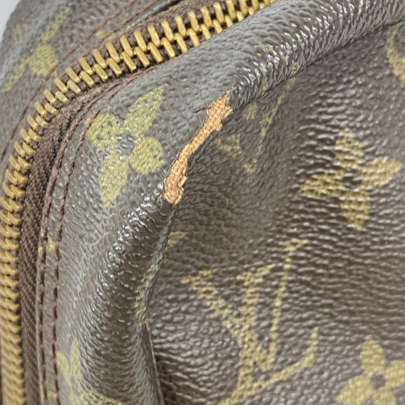 【6ic3758】ルイヴィトン ポーチ モノグラム トゥルーストワレット28 M47522 ブラウン【中古】レディース
