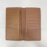 【6ic3759】ルイヴィトン 長札入れ モノグラム ポルトバルールカルトクレディ M61823 ブラウン【中古】メンズ