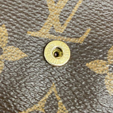 【6ic3760】ルイヴィトン 三つ折り財布 モノグラム ポルトフォイユゾエ M62933 ローズバレリーヌ【中古】レディース