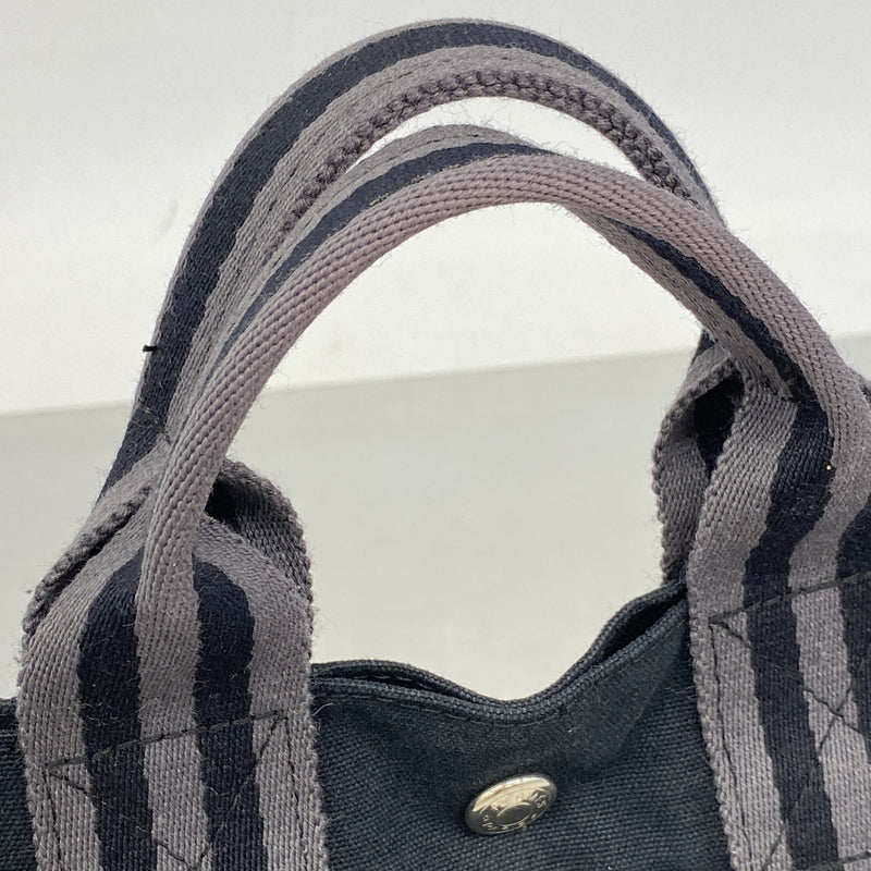 【6ic3761】エルメス トートバッグ フールトゥPM キャンバス ブラック シルバー金具【中古】メンズ レディース ユニセックス