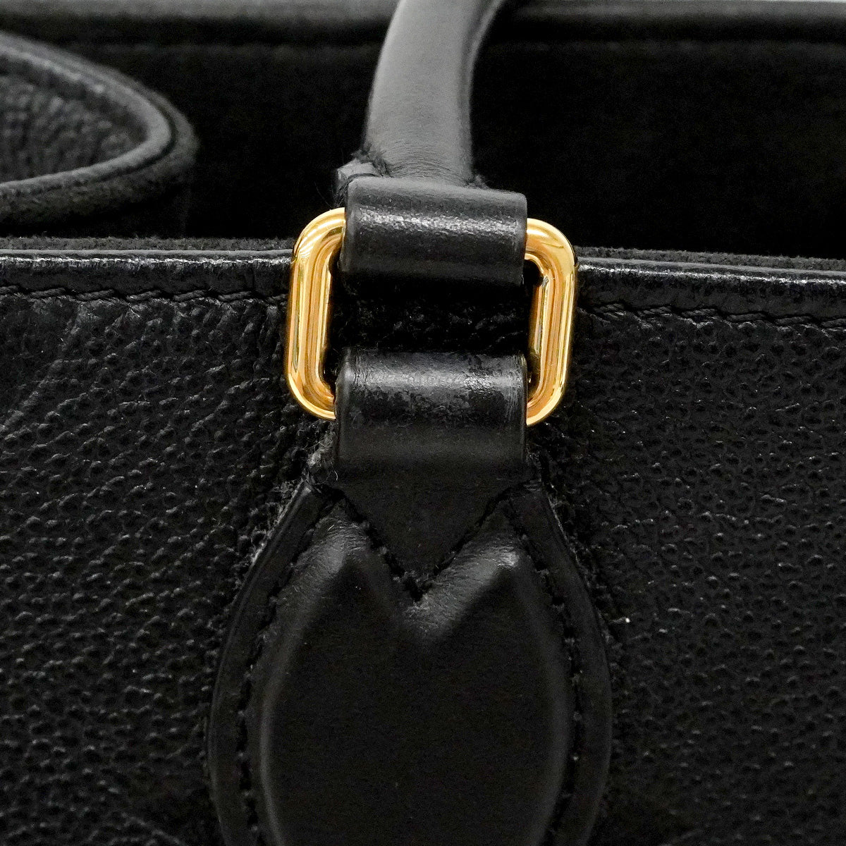 【6ic3785】ルイヴィトン ハンドバッグ モノグラム・アンプラント オンザゴーPM M45653 ノワール 2wayバッグ【中古】レディース