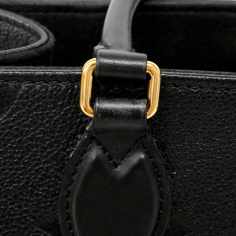 【6ic3785】ルイヴィトン ハンドバッグ モノグラム・アンプラント オンザゴーPM M45653 ノワール 2wayバッグ【中古】レディース