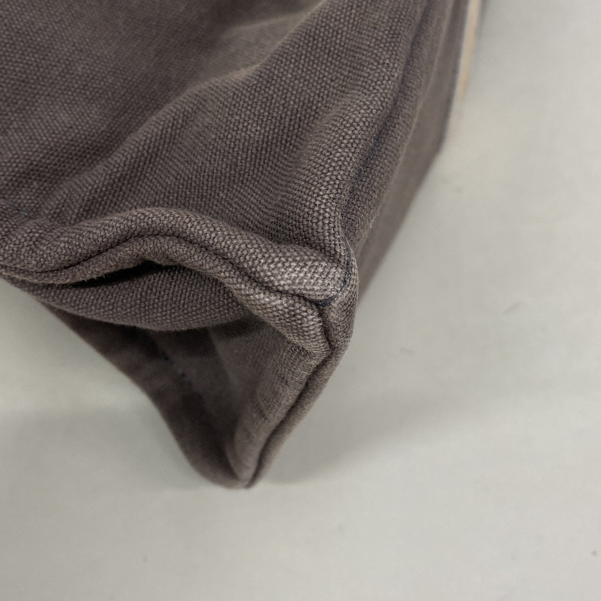 【6ic3788】エルメス トートバッグ フールトゥMM キャンバス グレー シルバー金具【中古】メンズ レディース ユニセックス
