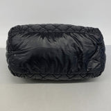 【6ic3790】シャネル トートバッグ コココクーン ナイロン ブラック シルバー金具【中古】レディース