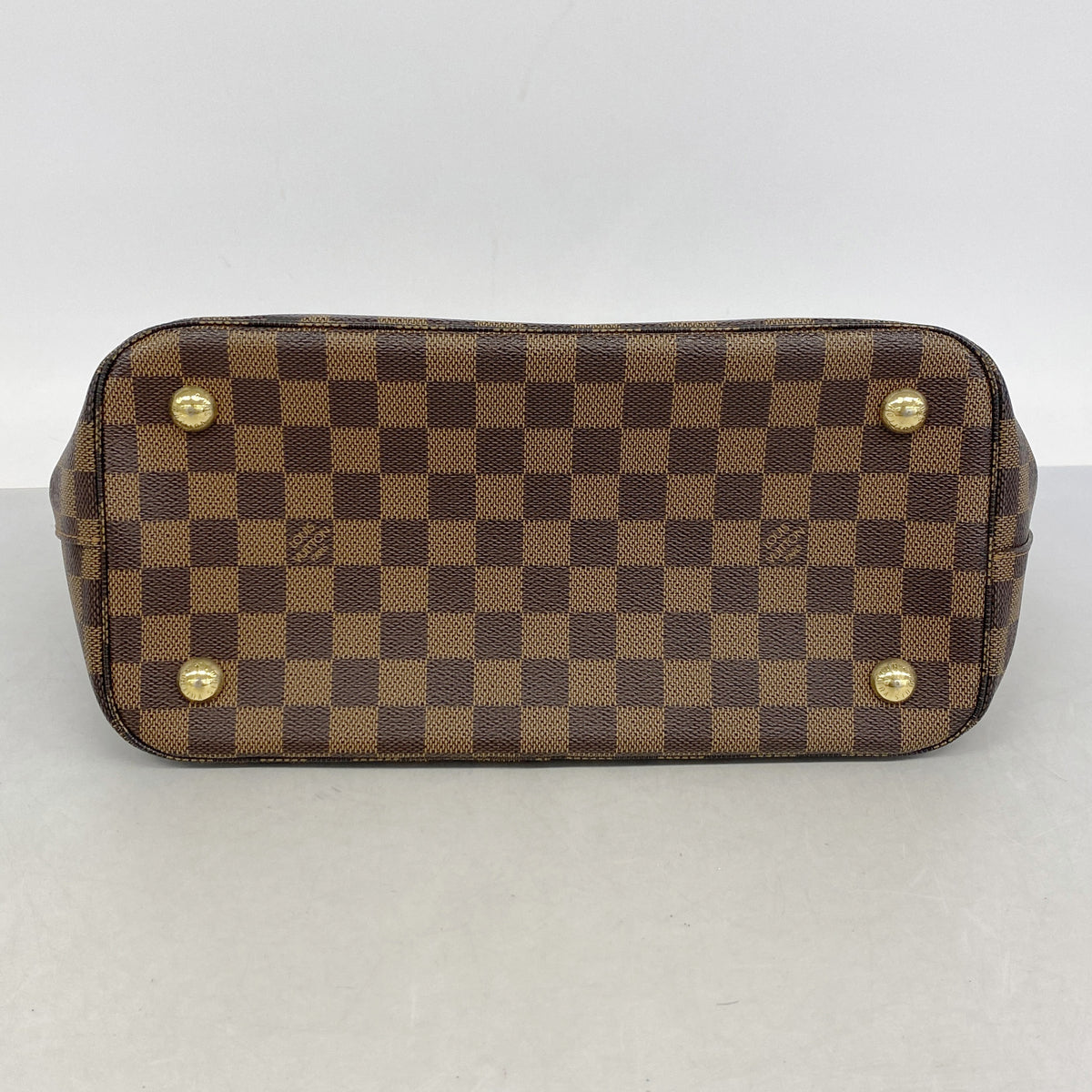 【6ic3793】ルイヴィトン トートバッグ ダミエ ベルモント N63169 エベヌ【中古】レディース