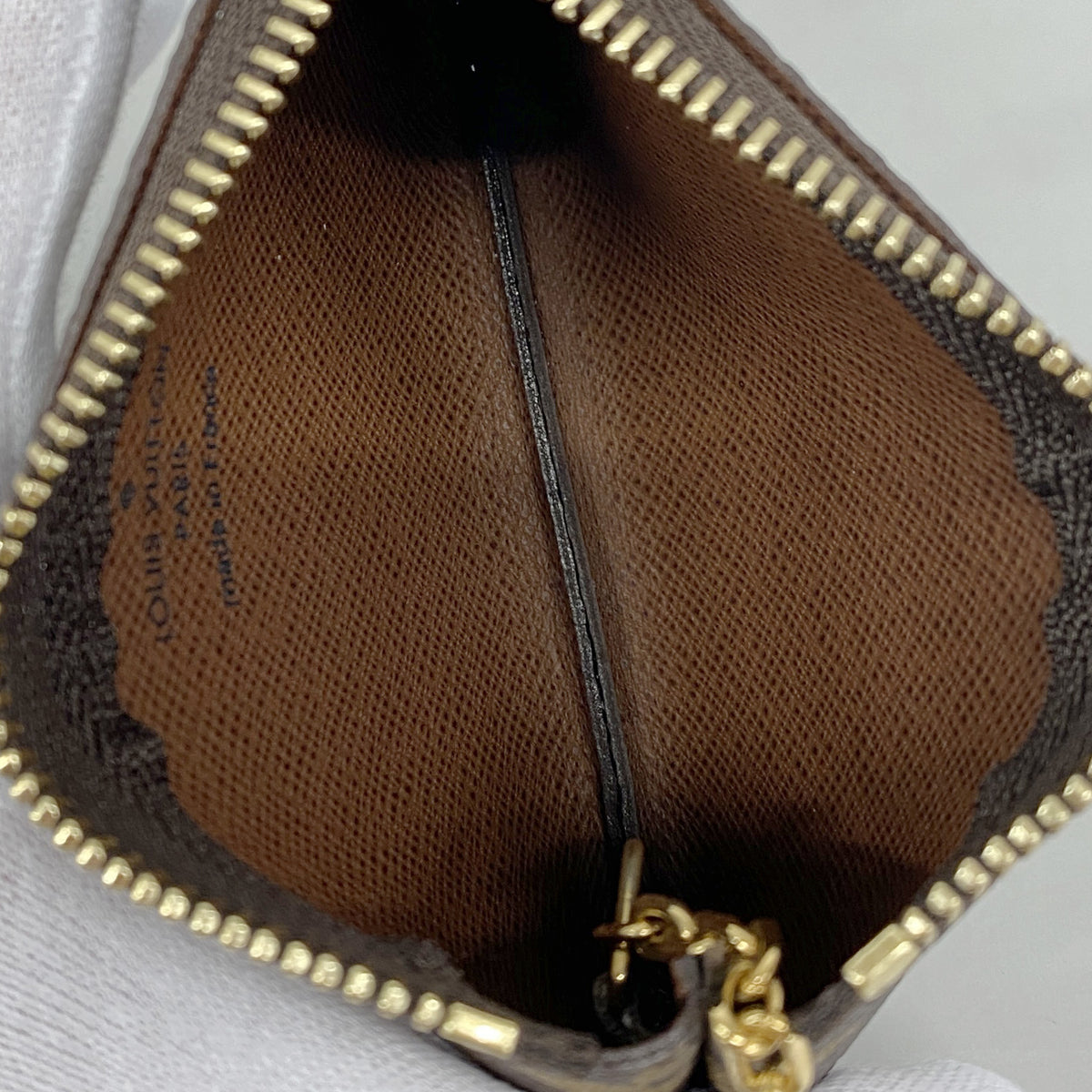 【6ic3795】ルイヴィトン コインケース モノグラム ポシェットクレ M62650 ブラウン【中古】メンズ レディース ユニセックス