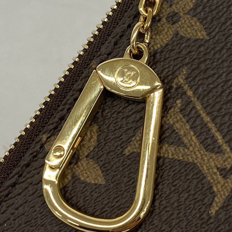 【6ic3795】ルイヴィトン コインケース モノグラム ポシェットクレ M62650 ブラウン【中古】メンズ レディース ユニセックス