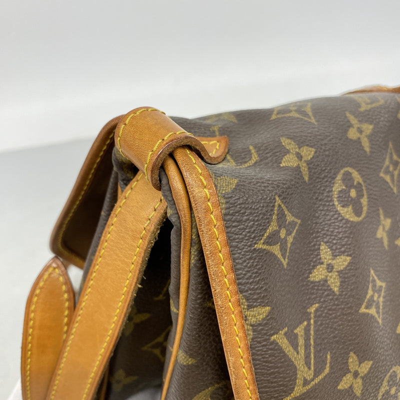 【6ic3823】ルイヴィトン ショルダーバッグ モノグラム ソミュール30 M42256 ブラウン【中古】レディース