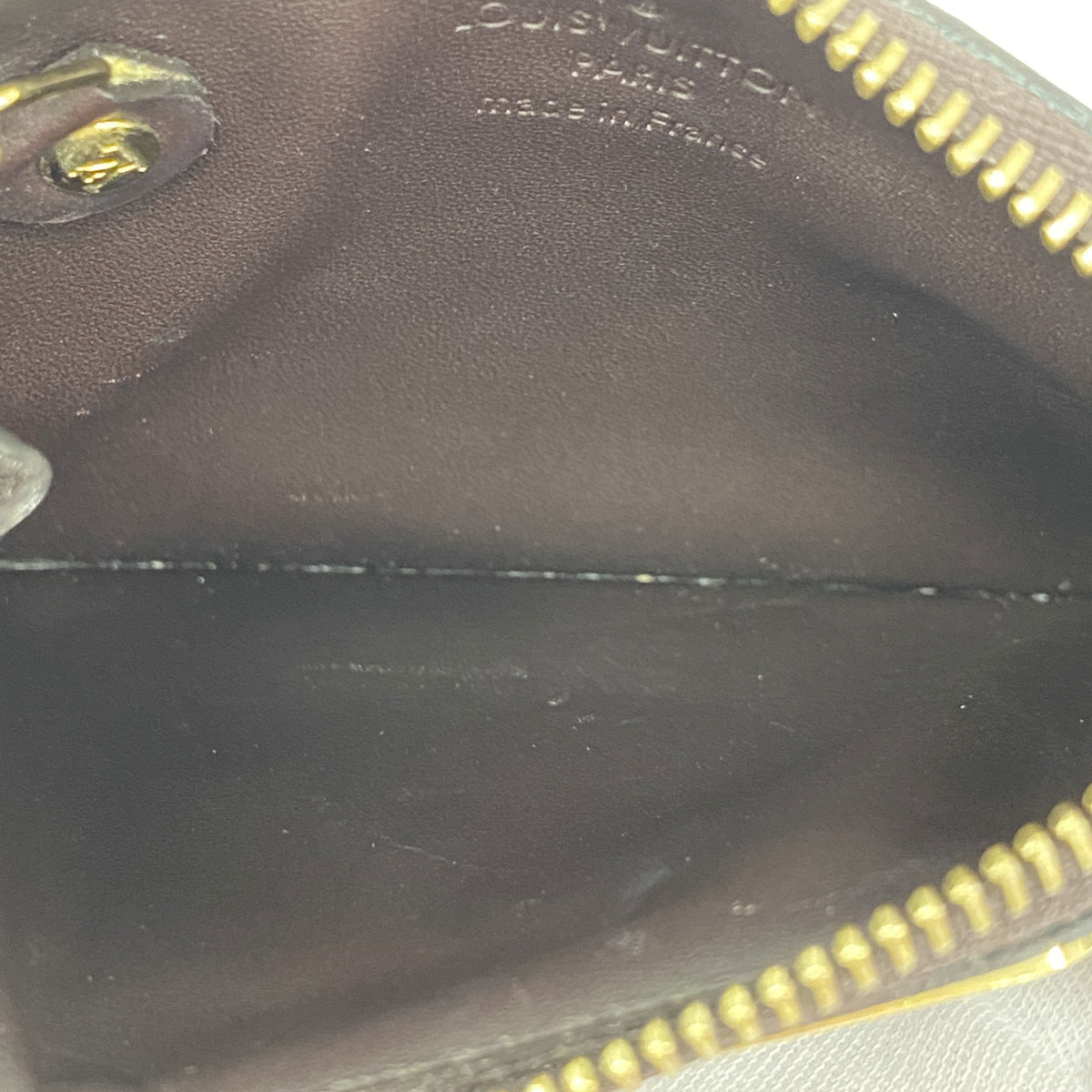 【6ic3829】ルイヴィトン コインケース ヴェルニ ポシェットクレNM M93557 アマラント【中古】レディース