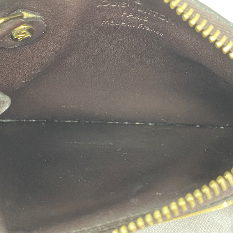 【6ic3829】ルイヴィトン コインケース ヴェルニ ポシェットクレNM M93557 アマラント【中古】レディース