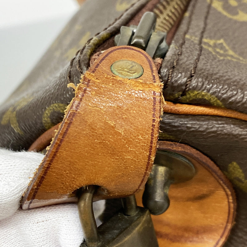 【6ic3836】ルイヴィトン ボストンバッグ モノグラム キーポル45 M41428 ブラウン【中古】メンズ レディース ユニセックス