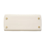 【6ic3848-g】エルメス ハンドバッグ ケリー25 トゴ クレ ゴールド金具 U刻印 2wayバッグ【中古】レディース