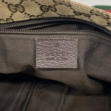 【6ic3858】グッチ ショルダーバッグ GGキャンバス/シェリーライン 189749 キャンバス ブラウン シルバー金具【中古】レディース