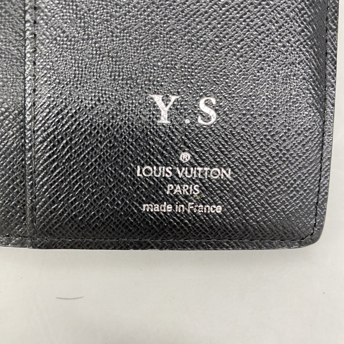 【6ic3866】ルイヴィトン 長財布 ダミエ・グラフィット ポルトフォイユブラザ N62665 ブラック【中古】メンズ