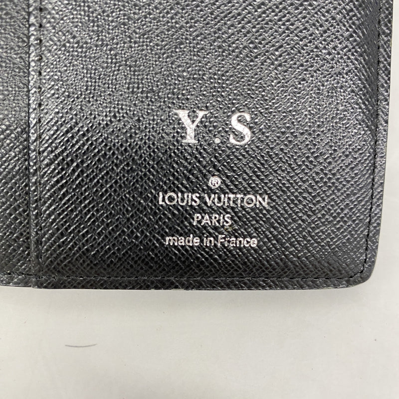 【6ic3866】ルイヴィトン 長財布 ダミエ・グラフィット ポルトフォイユブラザ N62665 ブラック【中古】メンズ