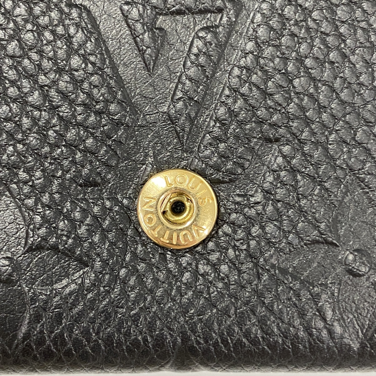 【6ic3867】ルイヴィトン 名刺入れ モノグラム・アンプラント アンヴェロップカルトドゥヴィジット M27908 ノワール【中古】レディース
