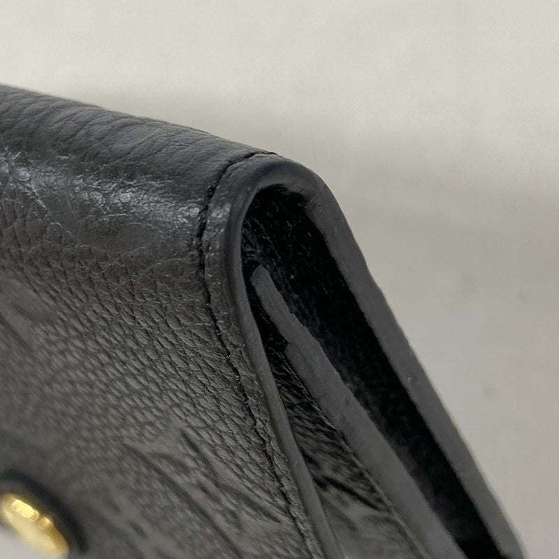 【6ic3867】ルイヴィトン 名刺入れ モノグラム・アンプラント アンヴェロップカルトドゥヴィジット M27908 ノワール【中古】レディース