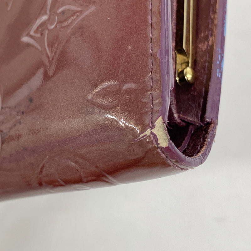 【6ic3868】ルイヴィトン 財布 ヴェルニ ポルトモネビエヴィエノワ M93574 ヴィオレット【中古】レディース