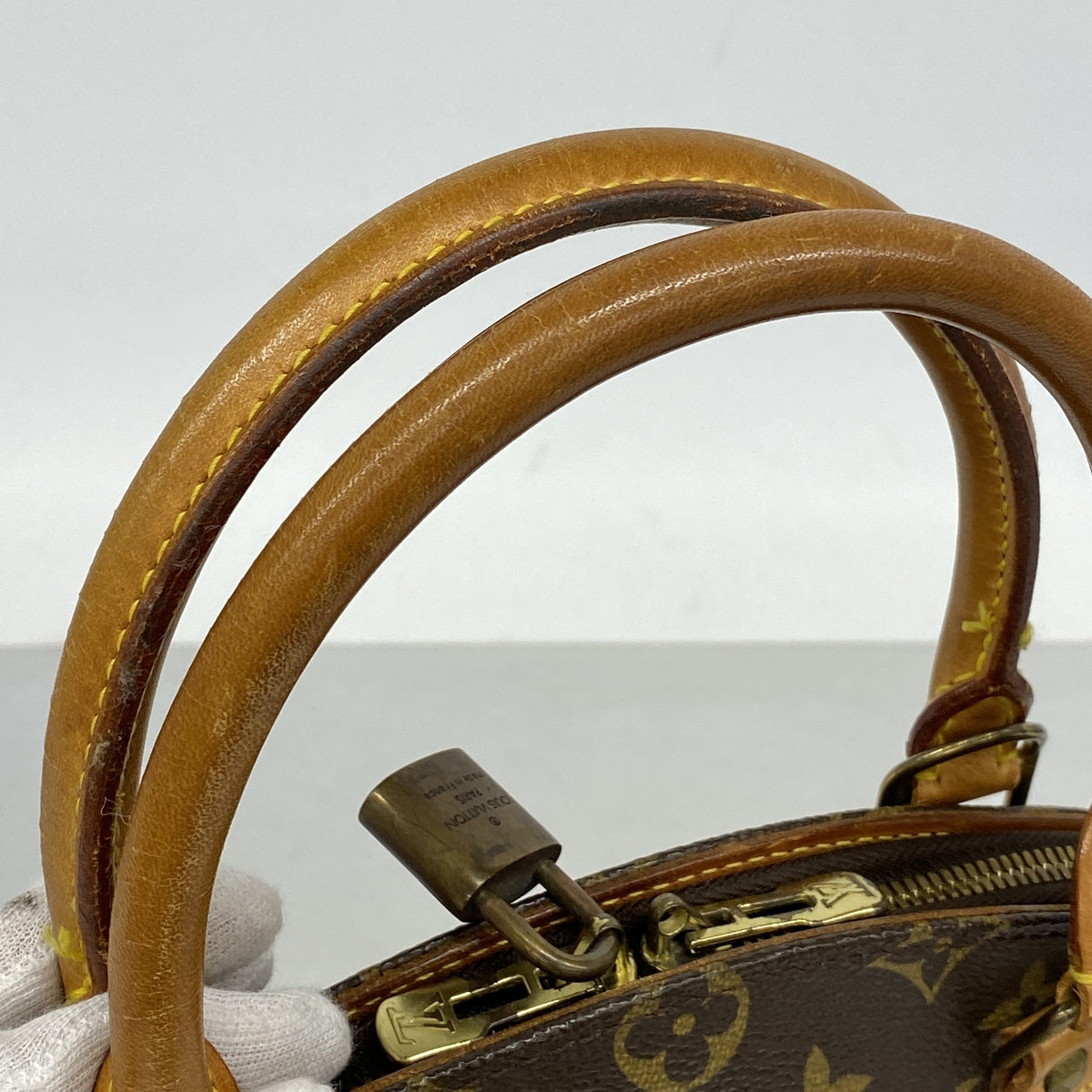 【6ic3872】ルイヴィトン ハンドバッグ モノグラム エリプスPM M51127 ブラウン【中古】レディース