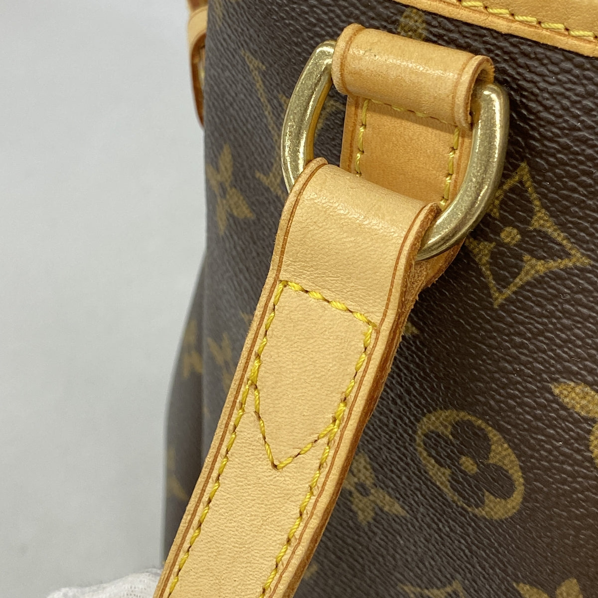 【6ic3874】ルイヴィトン ハンドバッグ モノグラム バティニョール M51156 ブラウン【中古】レディース