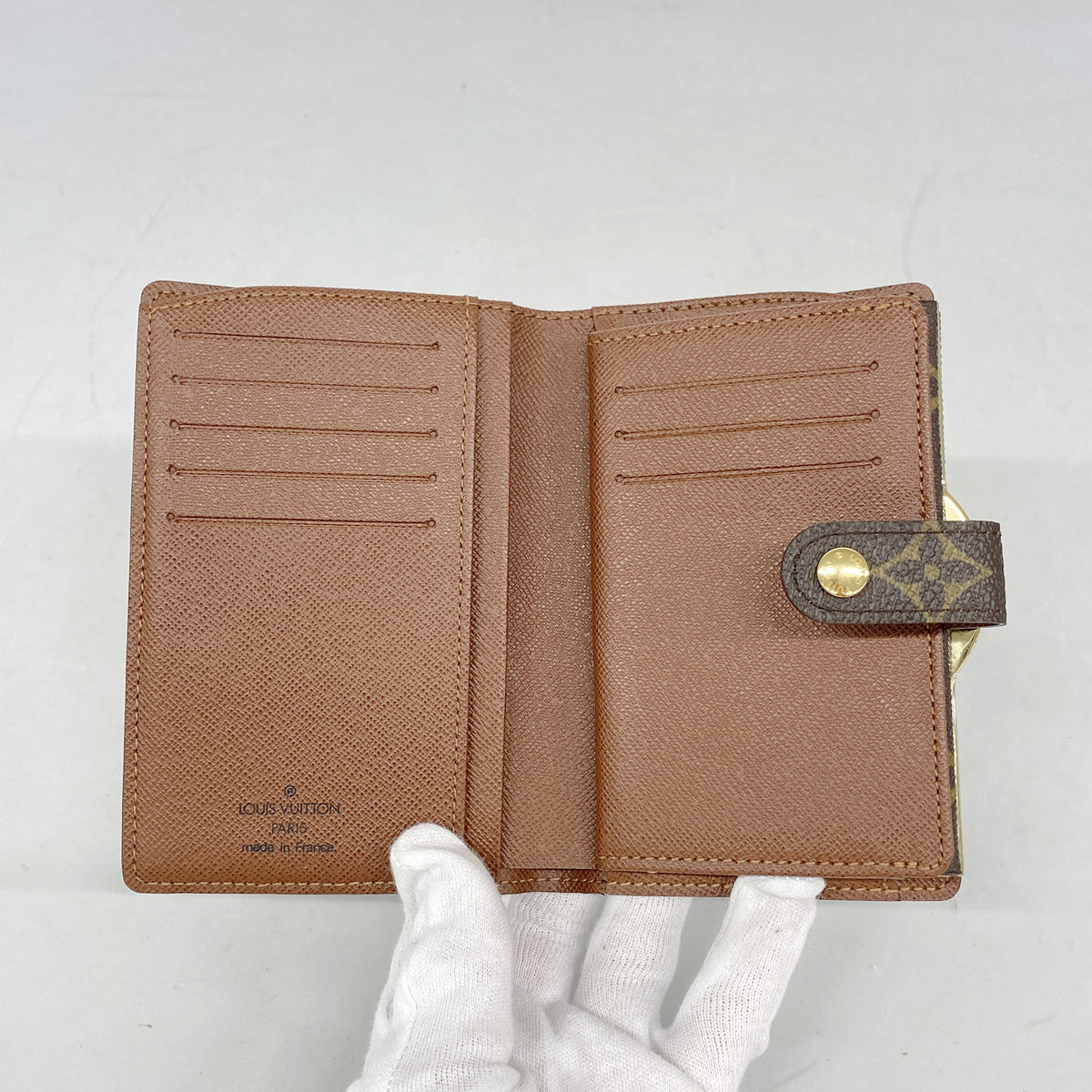 【6ic3878】ルイヴィトン 財布 モノグラム ポルトフォイユヴィエノワ N61674 ブラウン【中古】レディース