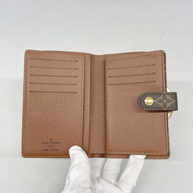 【6ic3878】ルイヴィトン 財布 モノグラム ポルトフォイユヴィエノワ N61674 ブラウン【中古】レディース