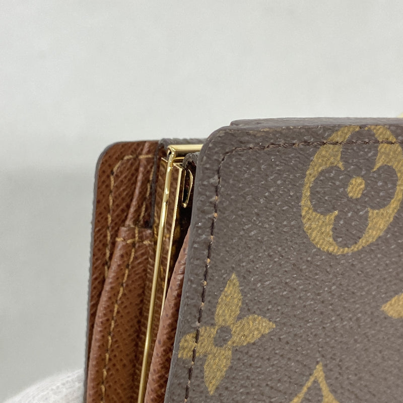 【6ic3878】ルイヴィトン 財布 モノグラム ポルトフォイユヴィエノワ N61674 ブラウン【中古】レディース