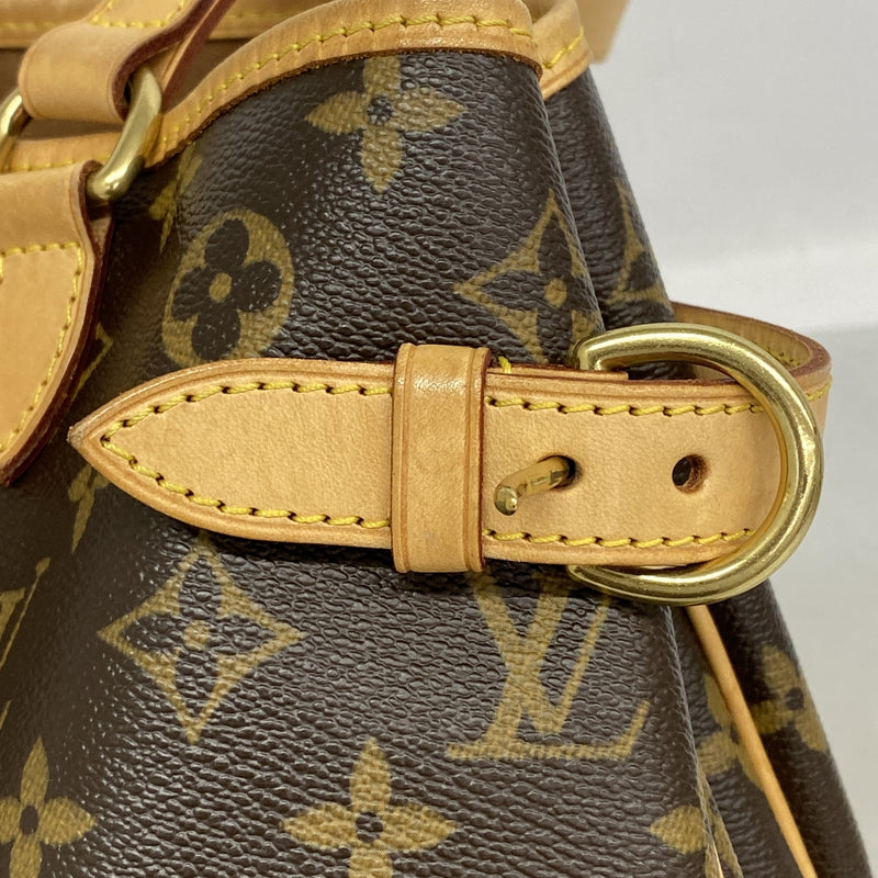 【6ic3892】ルイヴィトン トートバッグ モノグラム バティニョールオリゾンタル M51154 ブラウン【中古】レディース