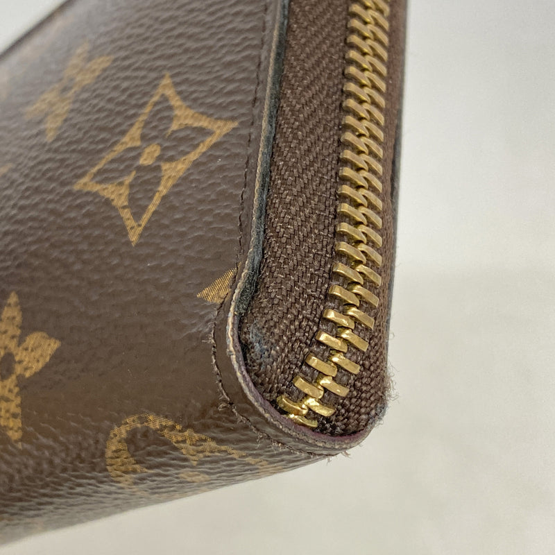【6ic3896】ルイヴィトン 長財布 モノグラム ポルトフォイユクレマンス M60742 フューシャ【中古】レディース