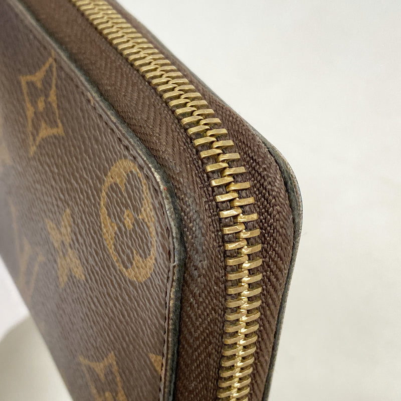 【6ic3896】ルイヴィトン 長財布 モノグラム ポルトフォイユクレマンス M60742 フューシャ【中古】レディース